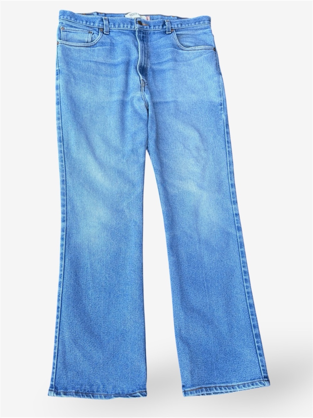 Levis 517 Bootcut Jeans Mens 40x32 Saddleman Blue Denim Pants Vintage 2000s